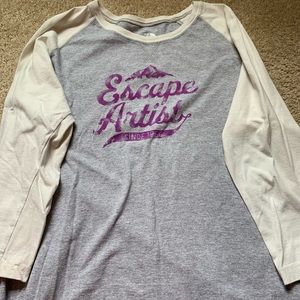 Women’s XL north face 3/4 length sleeve t- shirt
